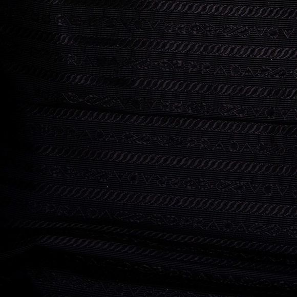 Prada Front Pocket Wing Convertible Tote Glazed Leather Black - Picture 6 of 10